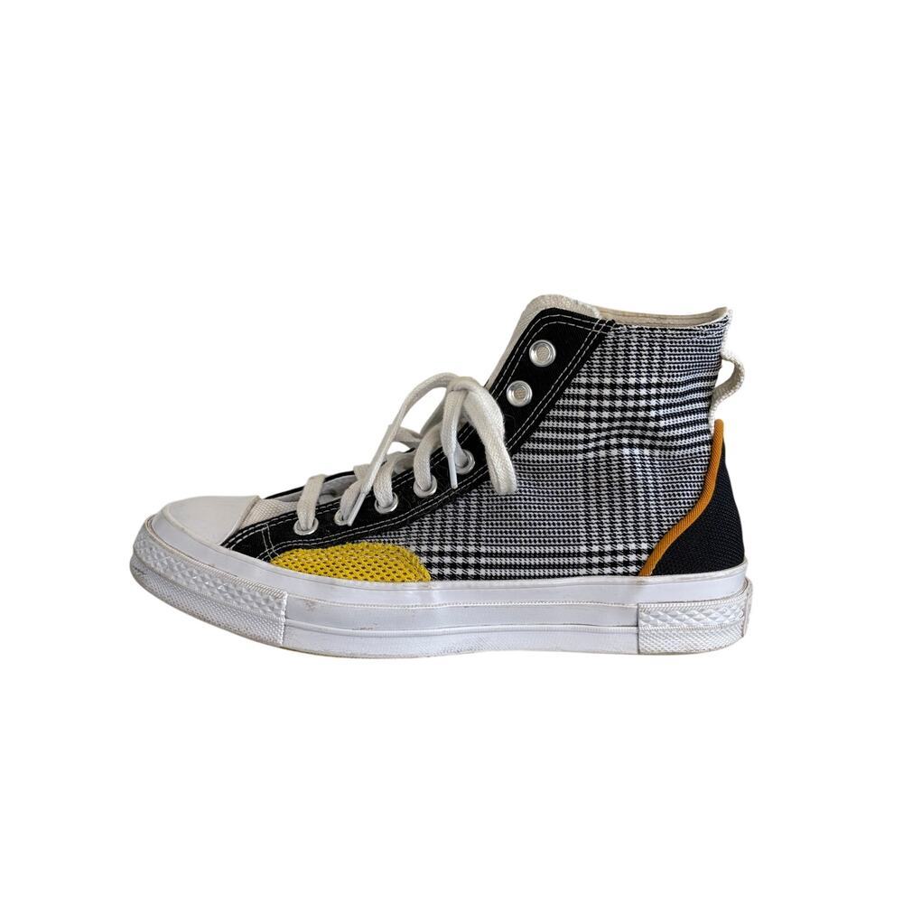 Converse  Chuck 70 High‎ "Hacked Fashion" Black Speed Yellow Sneaker Sz Mens 6.5